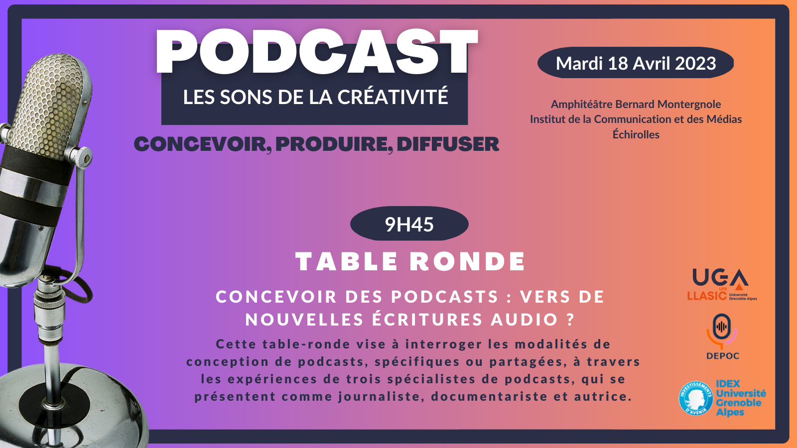 podcast Concevoir des podcasts : vers de nouvelles écritures audio ?