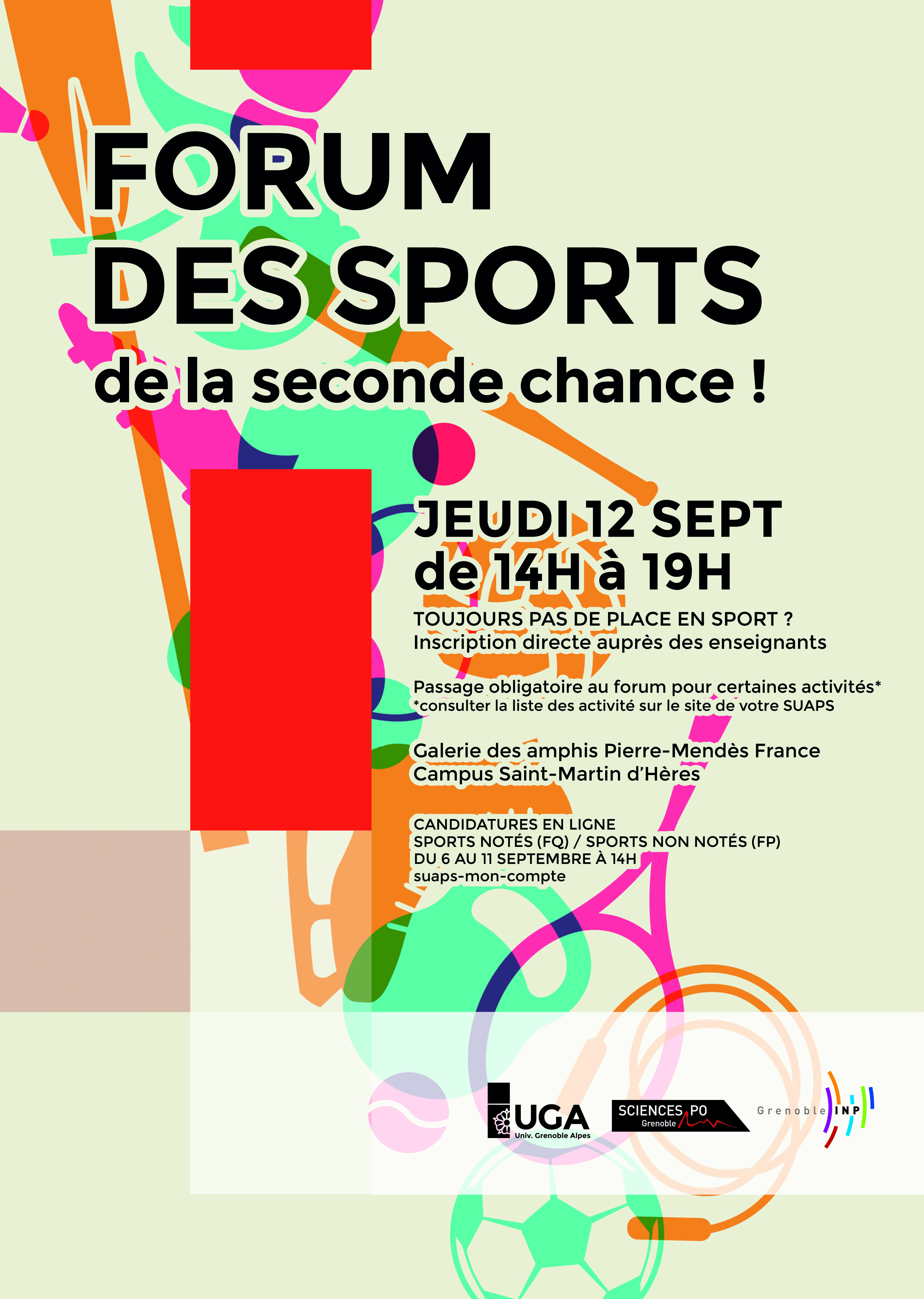 Affiche Forum des sports 2019