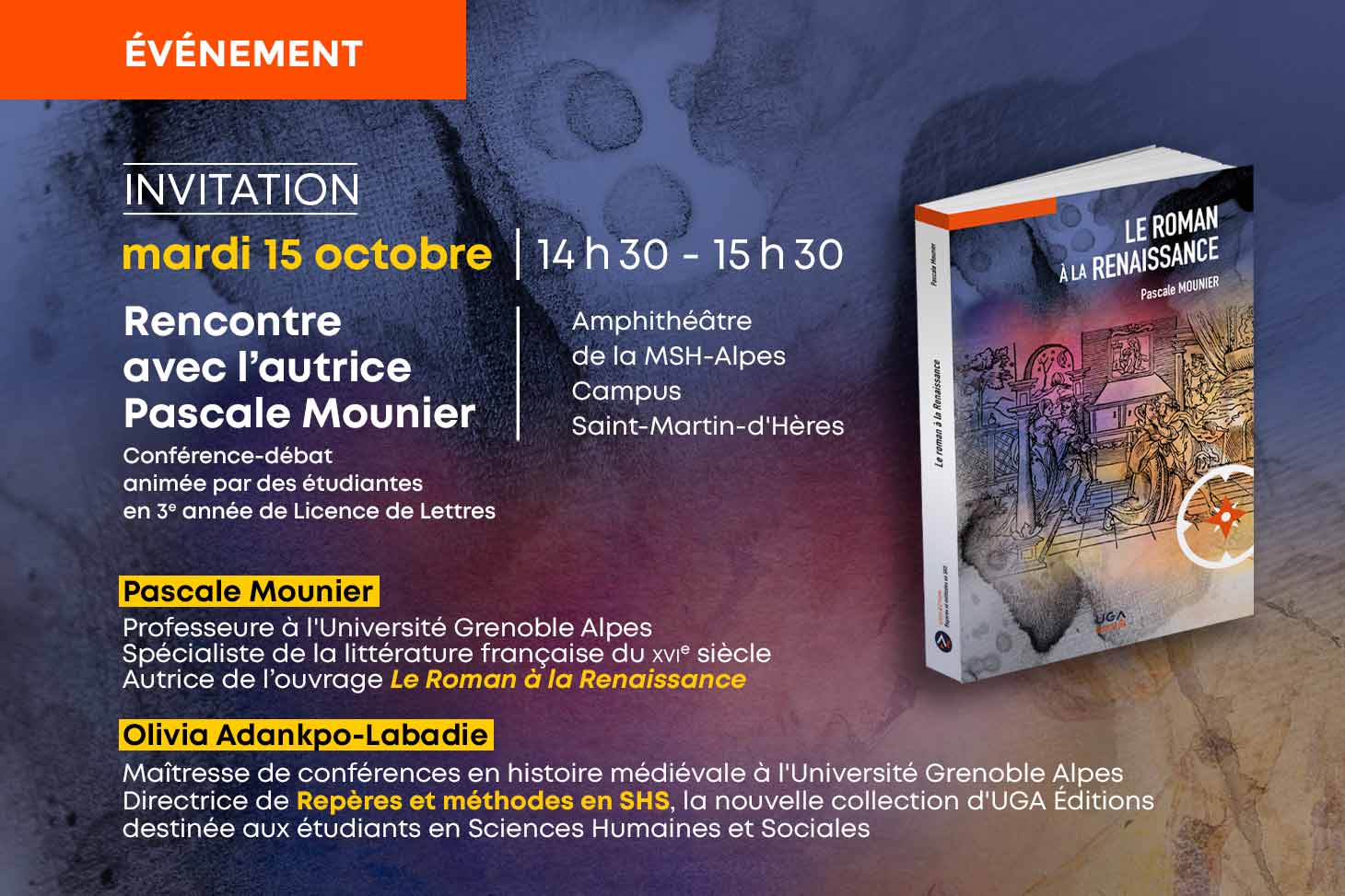 Rencontre avec Pascale Mounier - Invitation