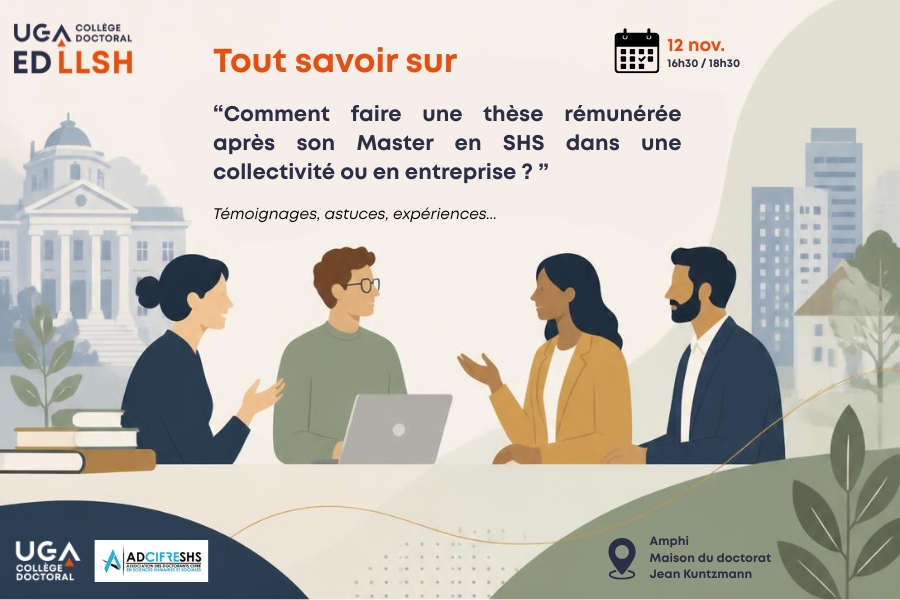 Faire une thèse rémunérée en SHS dans une entreprise ou une collectivité
